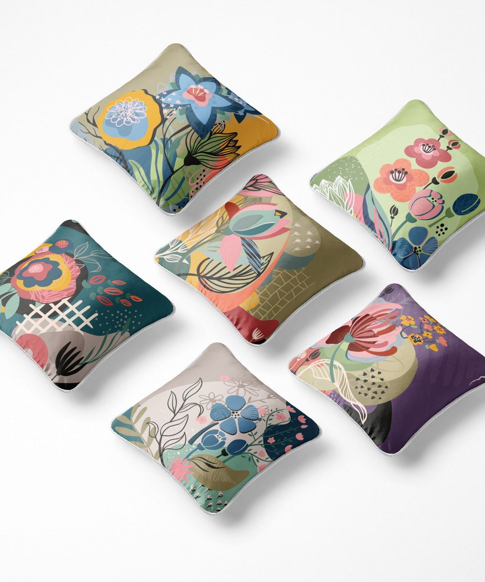 کوسن 6 تکه pillow 6 set 100