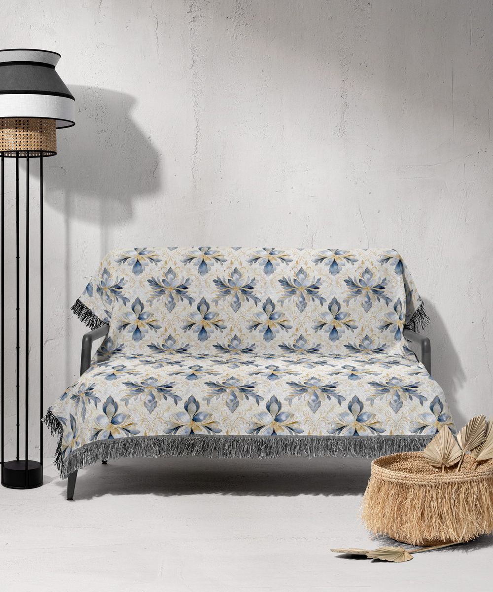 شال مبل ریش دار sofa shawl 5