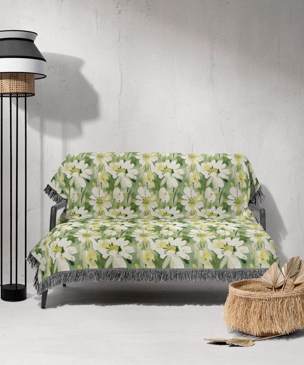 شال مبل ریش دار sofa shawl 31