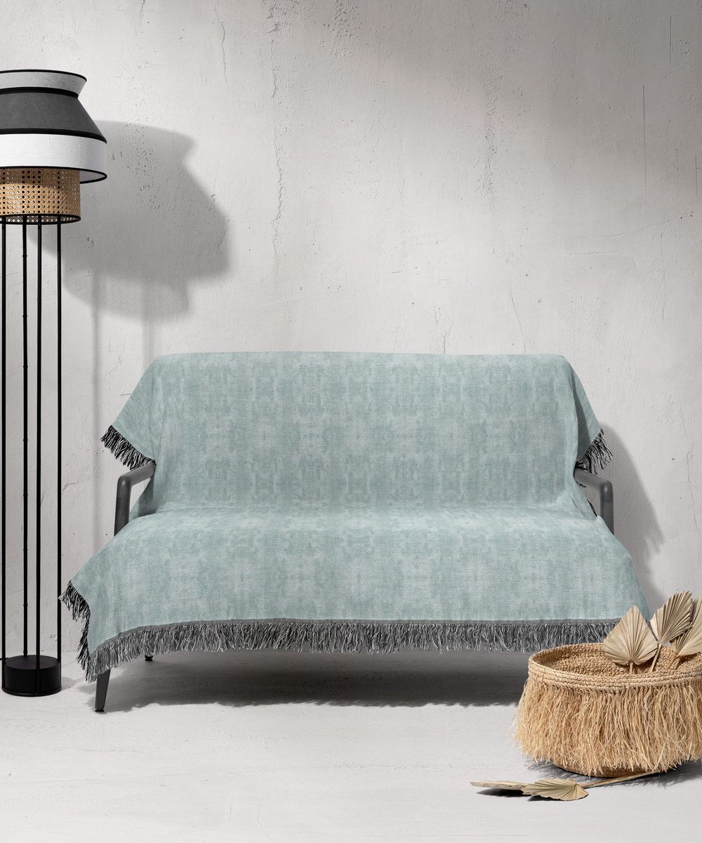 شال مبل ریش دار sofa shawl 34