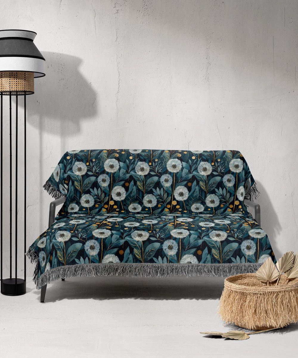 شال مبل ریش دار sofa shawl 39