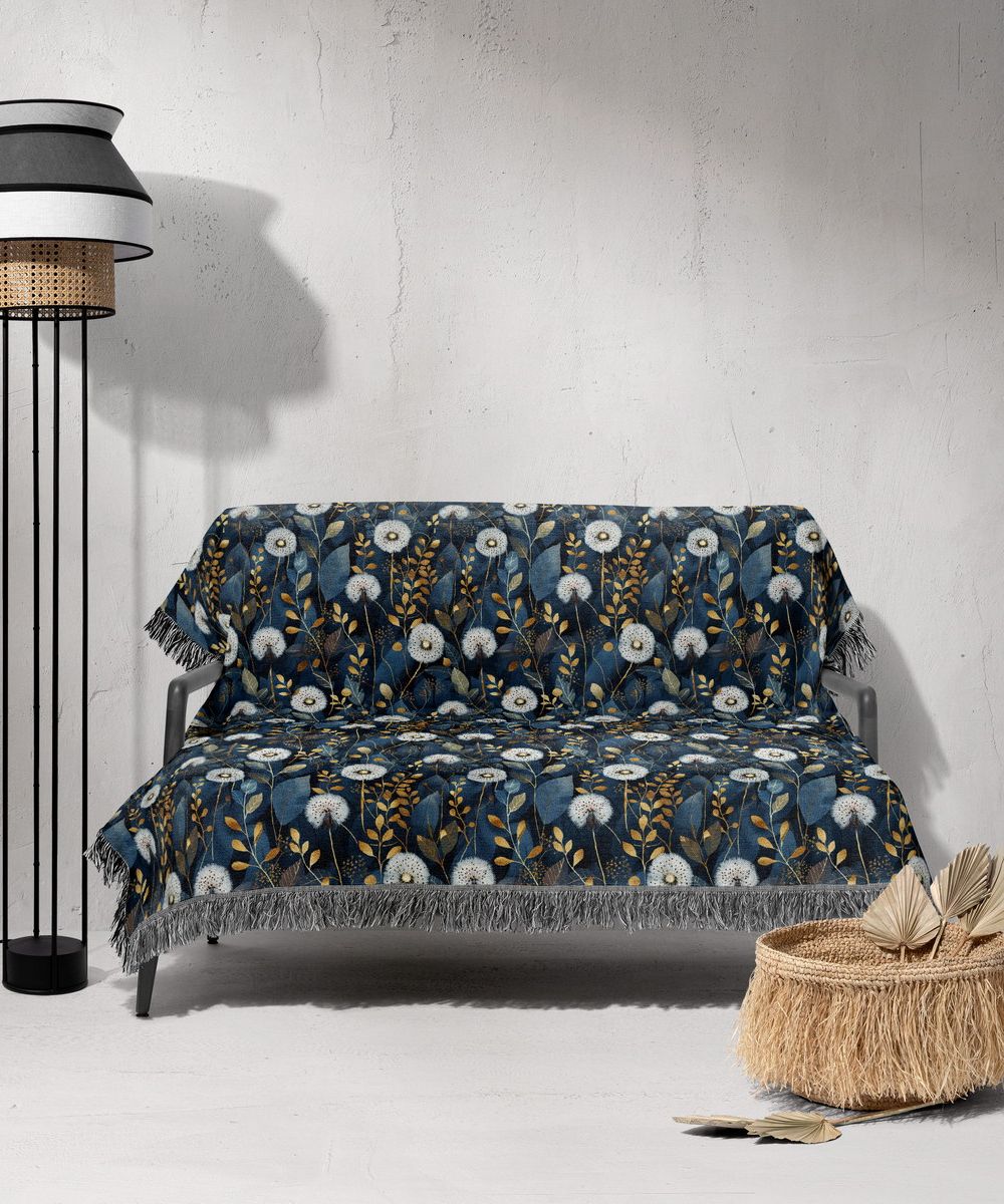 شال مبل ریش دار sofa shawl 116