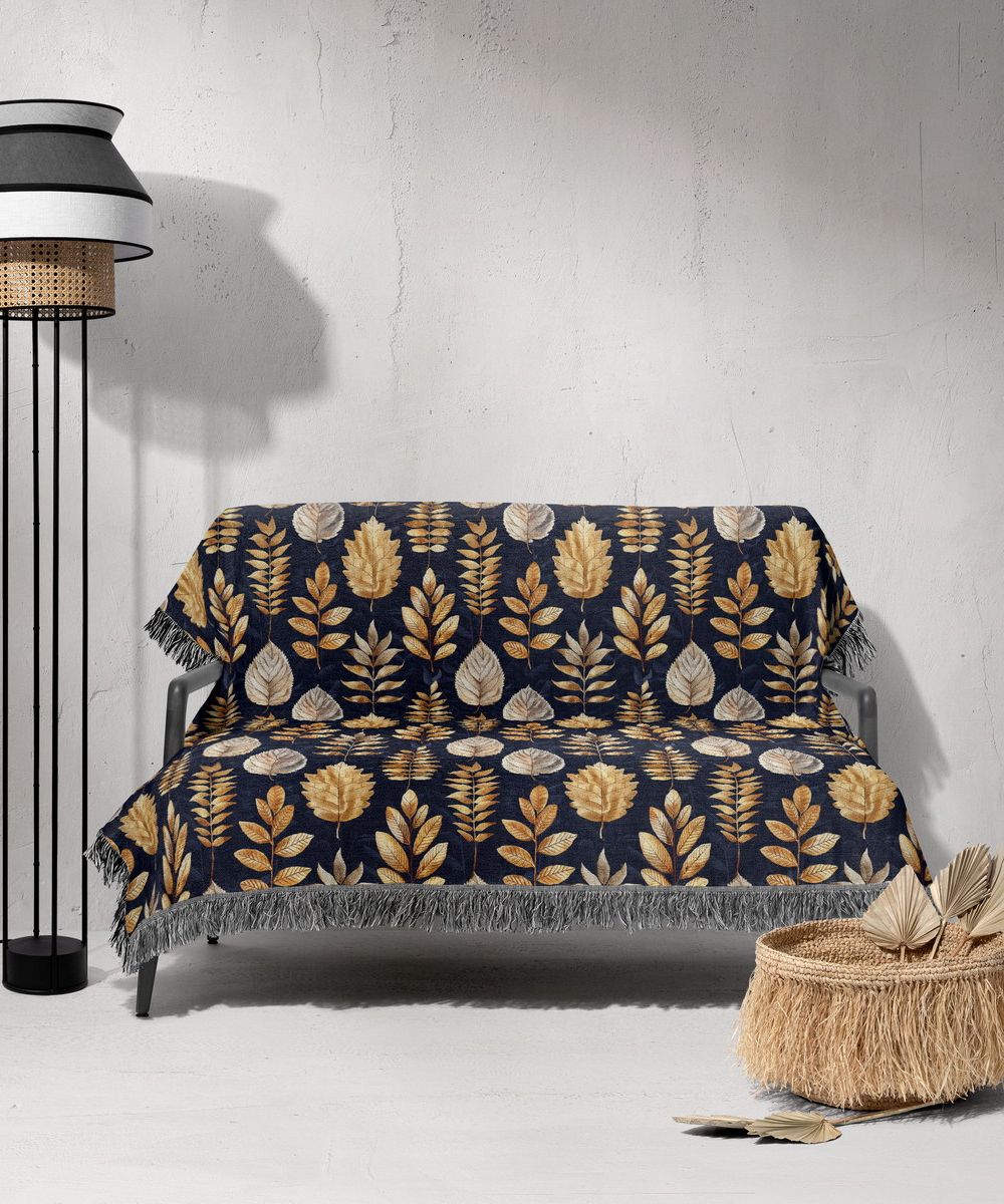 شال مبل ریش دار sofa shawl 149
