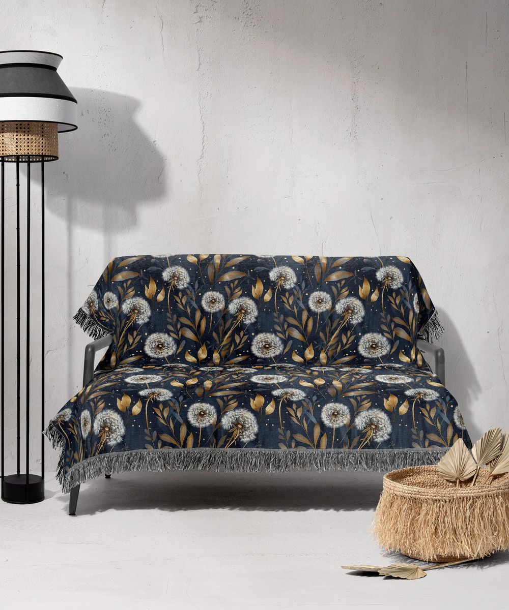 شال مبل ریش دار sofa shawl 189