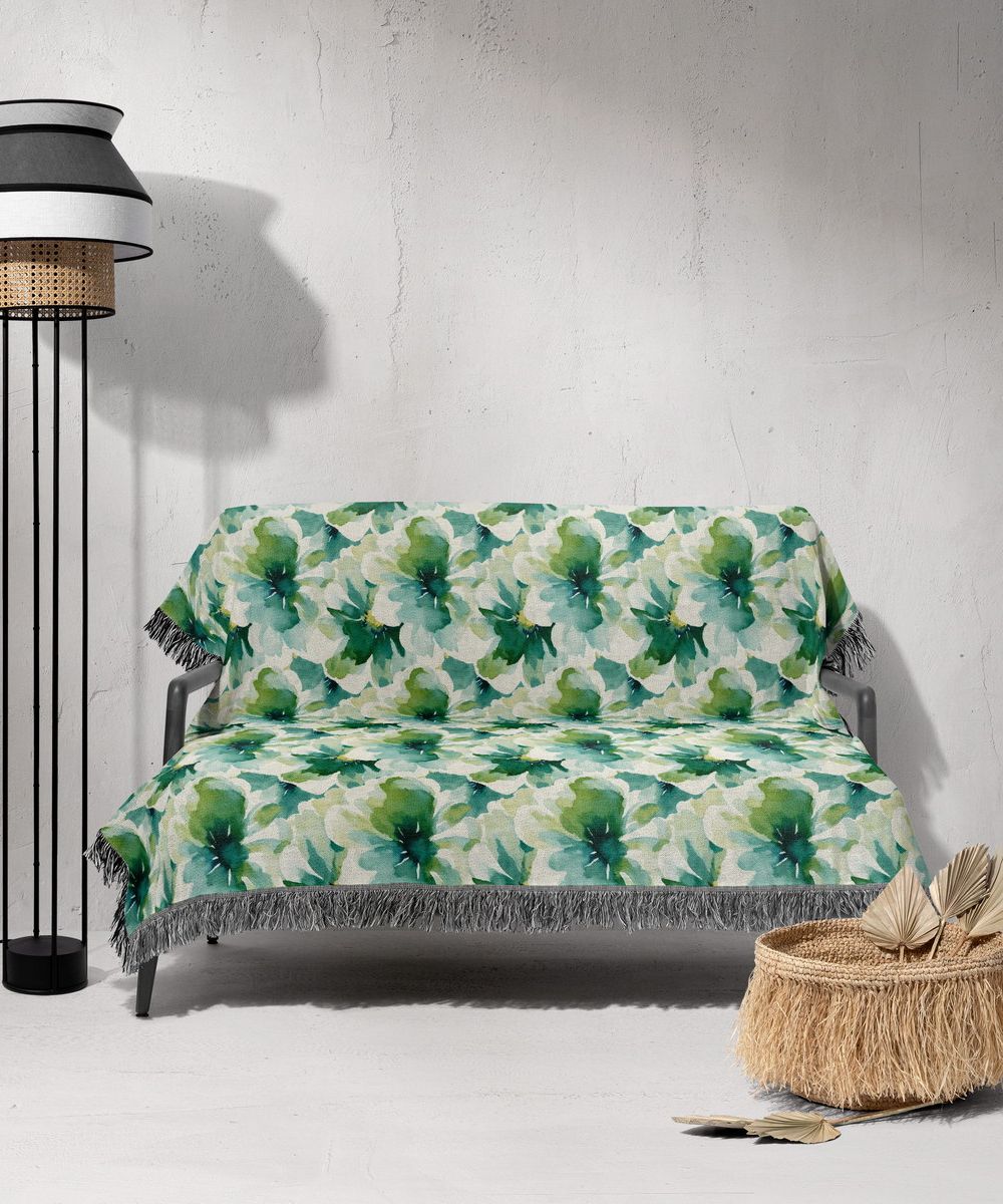شال مبل ریش دار sofa shawl 273