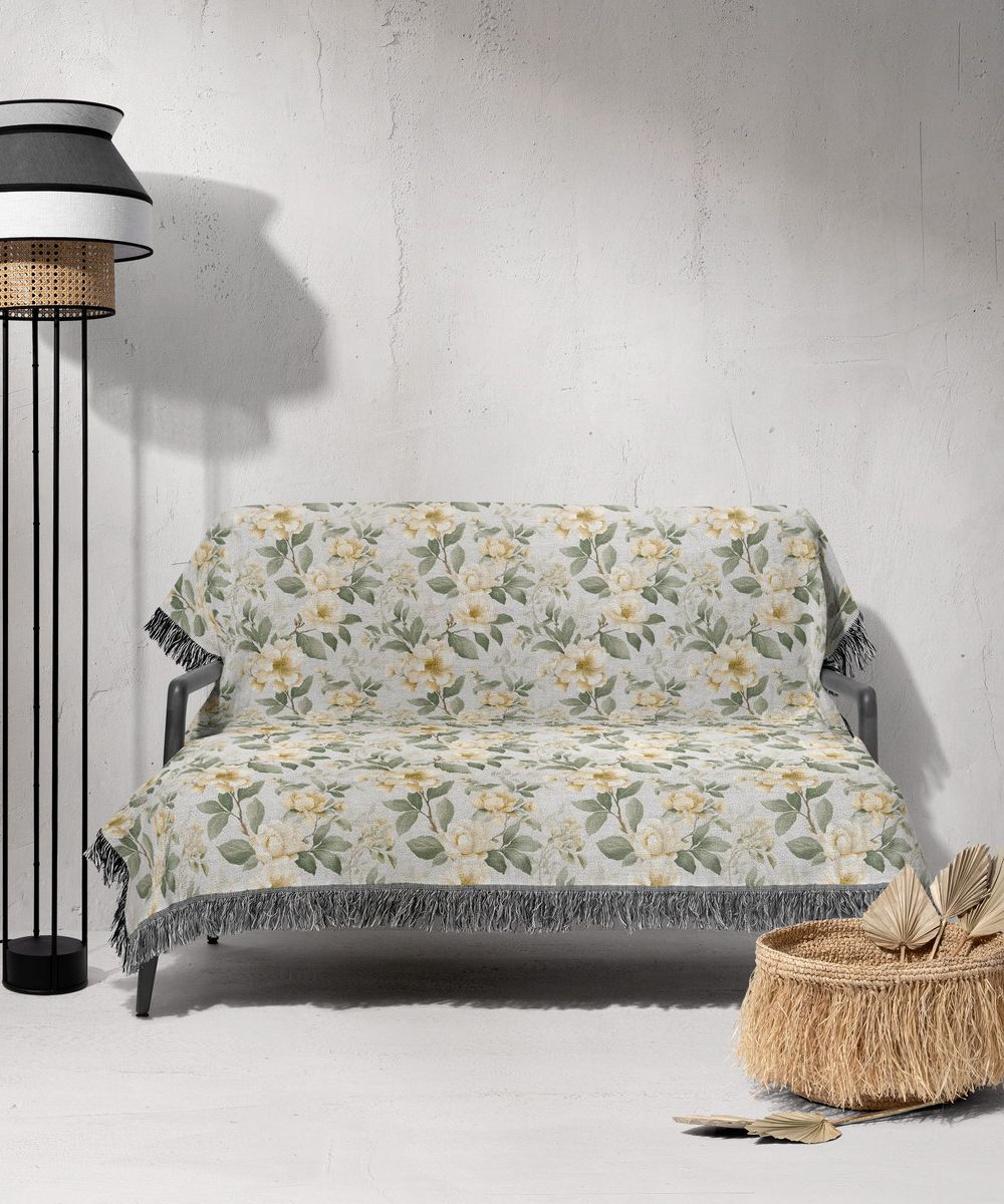 شال مبل ریش دار sofa shawl 275