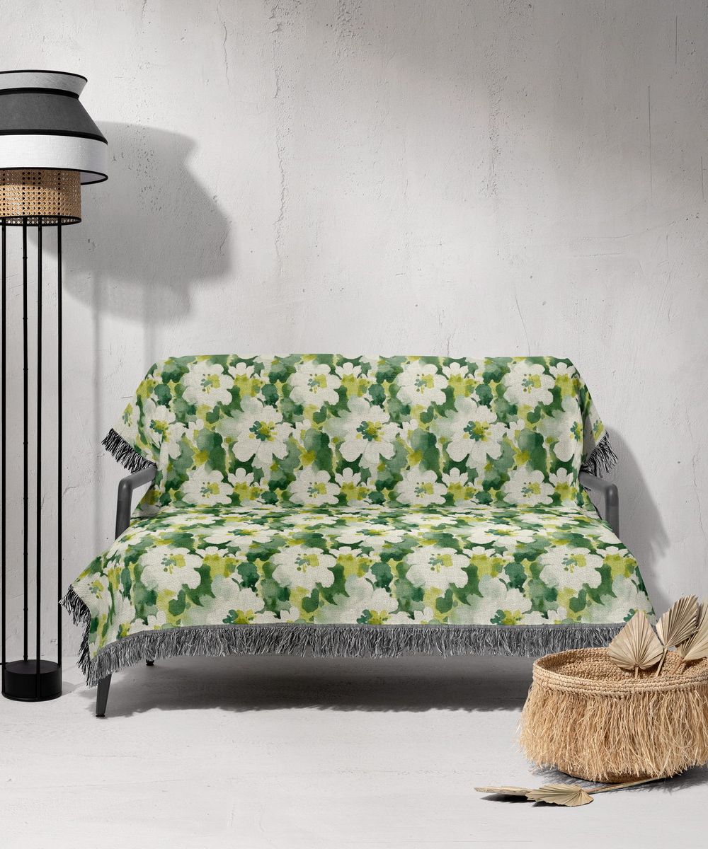 شال مبل ریش دار sofa shawl 283