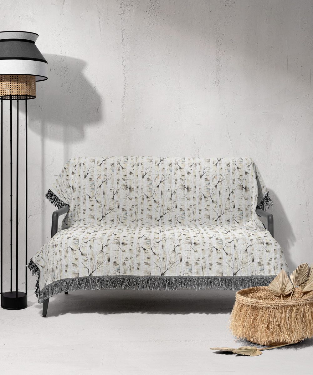 شال مبل ریش دار sofa shawl 308