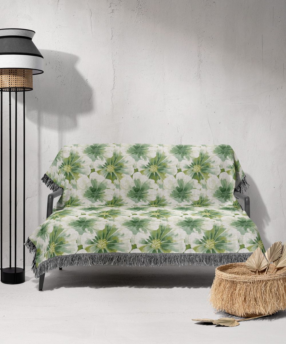 شال مبل ریش دار sofa shawl 310