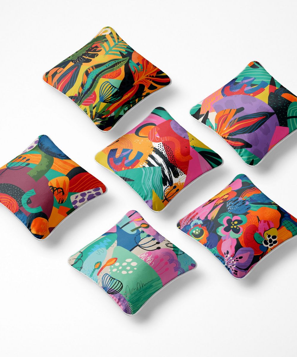 کوسن 6 تکه pillow 6 set 100