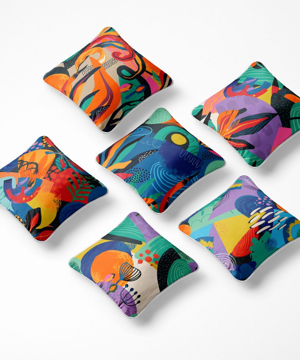 کوسن 6 تکه pillow 6 set 100