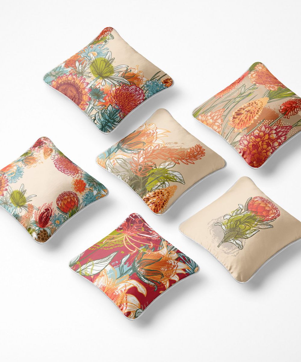 کوسن 6 تکه pillow 6 set 100