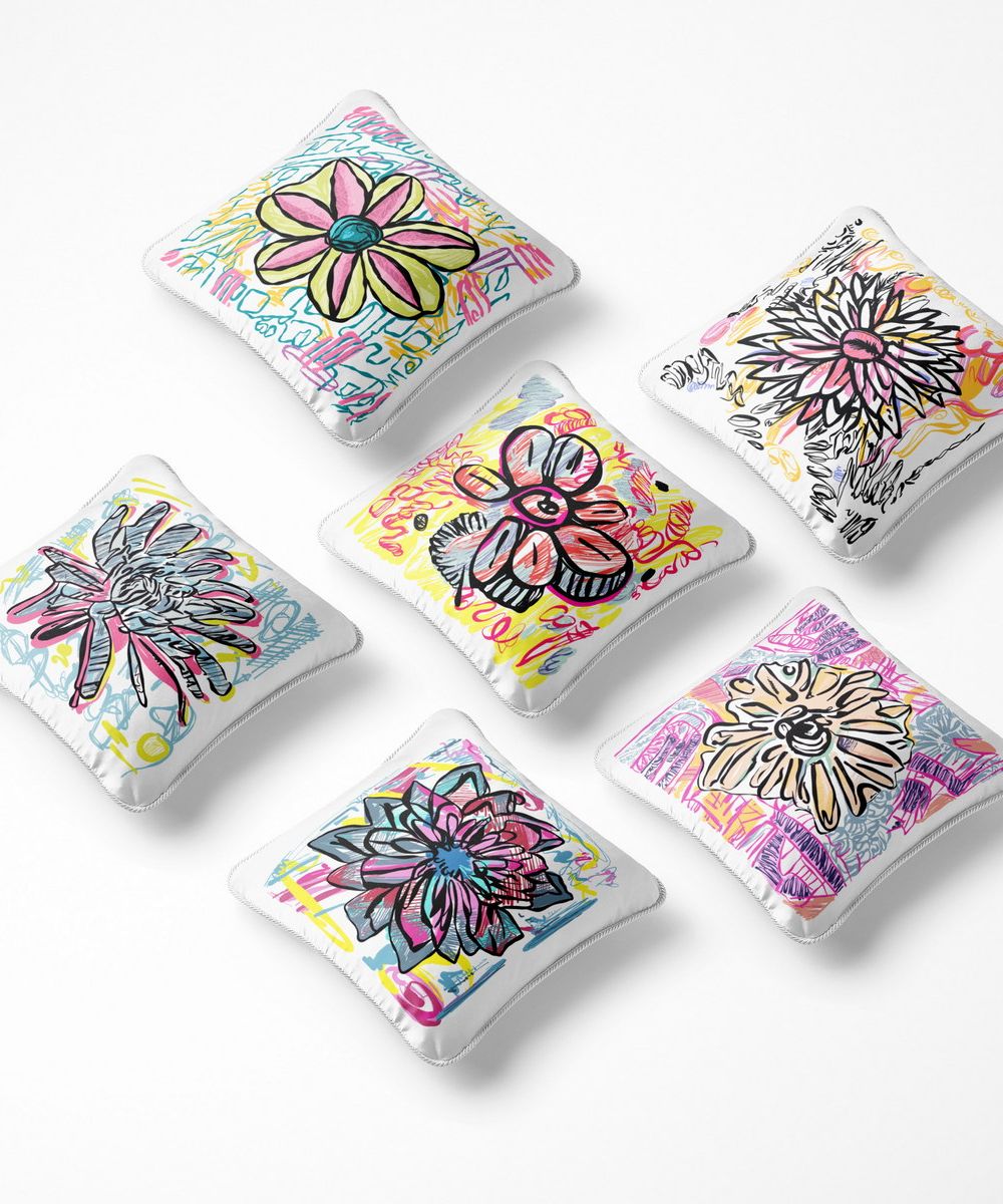 کوسن 6 تکه pillow 6 set 100