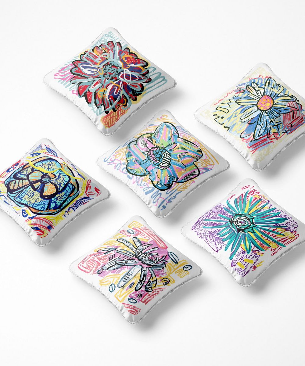 کوسن 6 تکه pillow 6 set 100