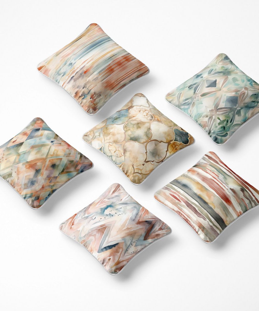 کوسن 6 تکه pillow 6 set 100