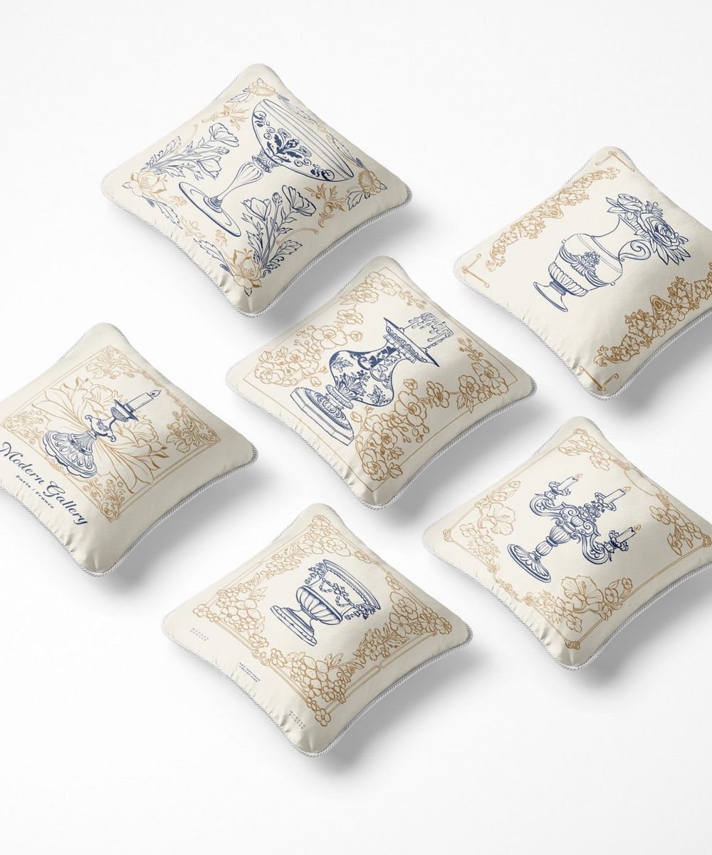 کوسن 6 تکه pillow 6 set 100