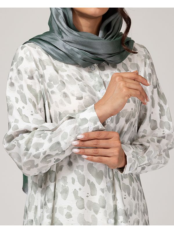 تونیک زنانه لینن طرحدار تابستانی 50115