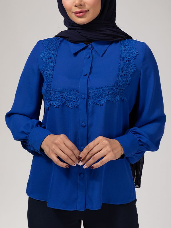 شومیز زنانه کرپ حریر 30115