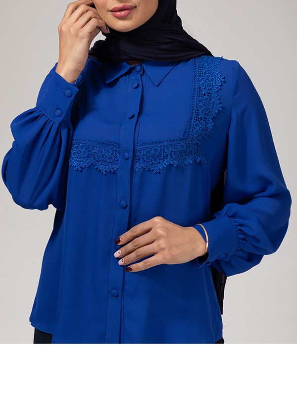 شومیز زنانه کرپ حریر 30115