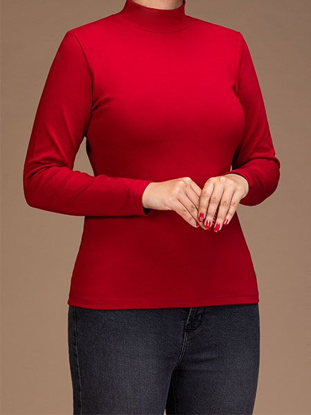 بلوز زنانه تریکو آستین بلند کژوال شانا
