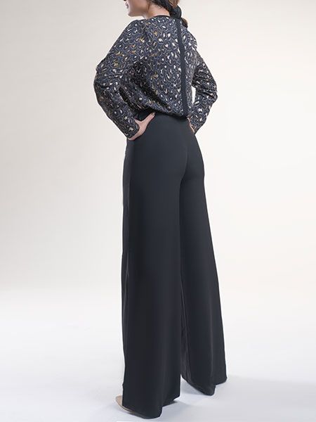 شلوار زنانه چاکدار مجلسی و مهمانی مدل آلیس