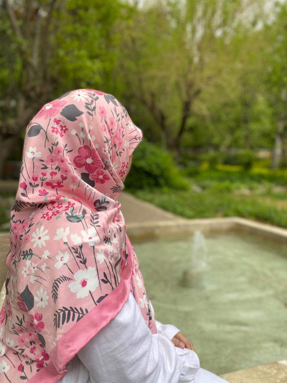 روسری گل من T005