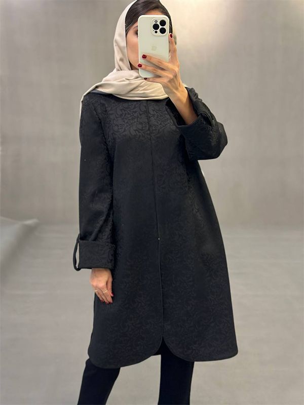 مانتو ژاكارد قفس
