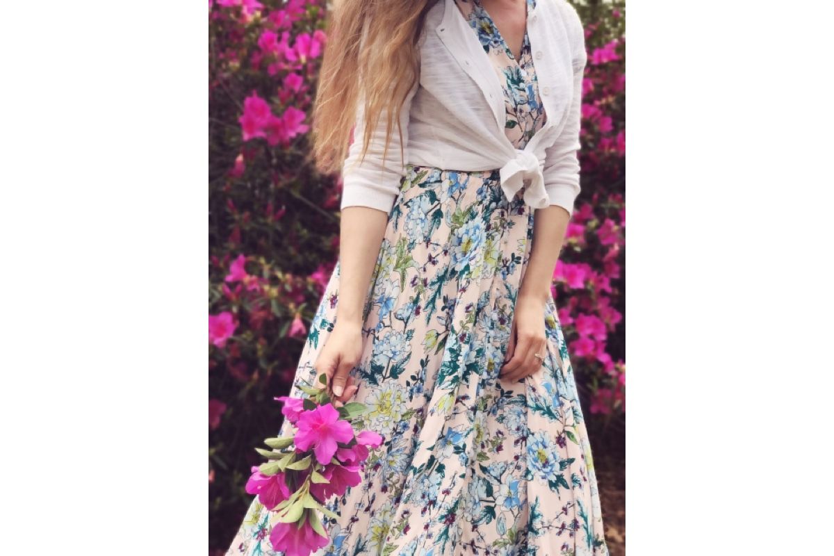 پارچه های گل دار در استایل روزانه و شیک