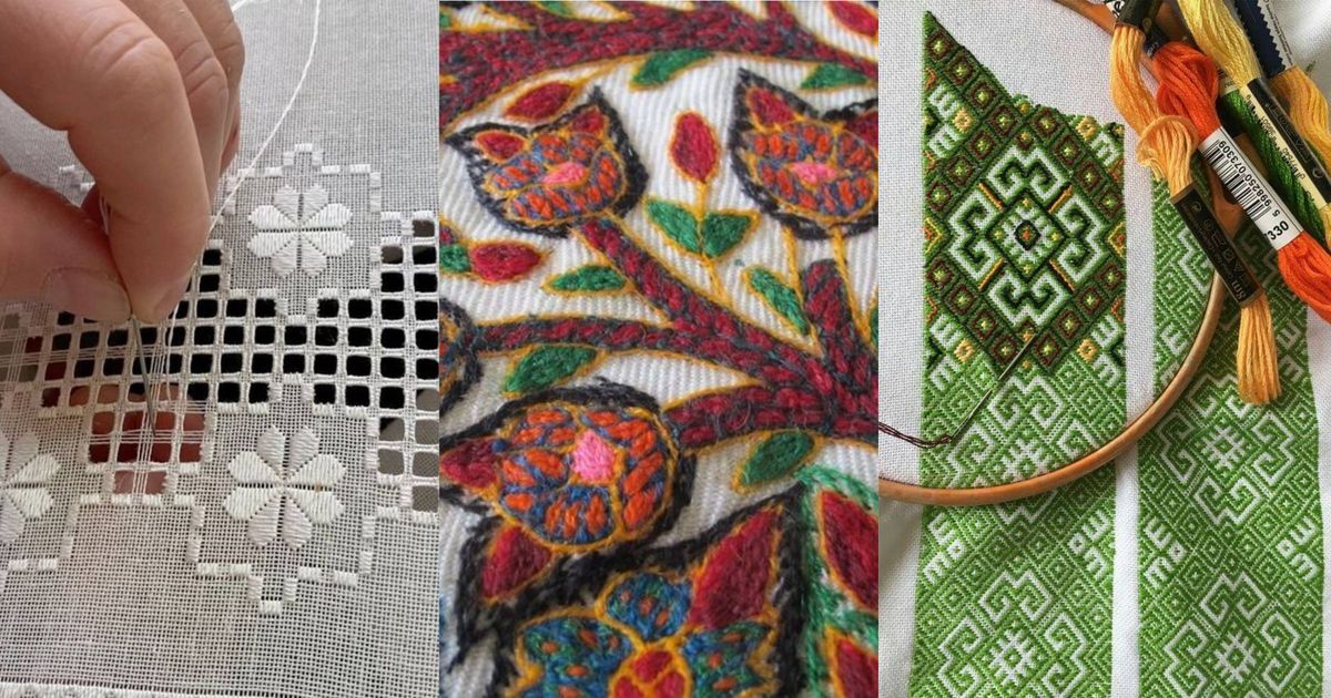 مدلهای مختلف سوزن دوزی