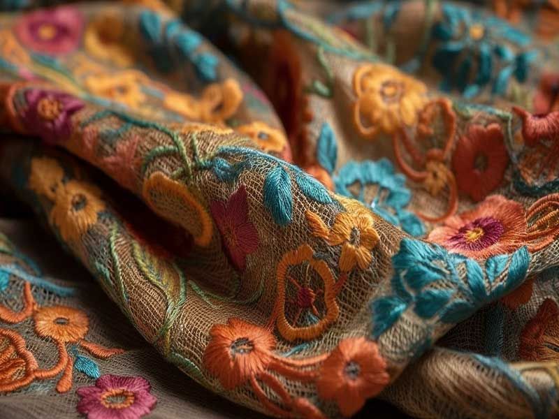 معرفی بهترین پارچه برای گلدوزی