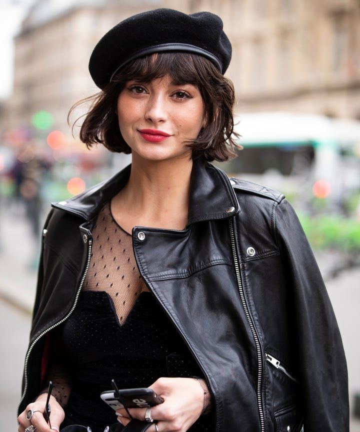 استایل با کلاه Beret