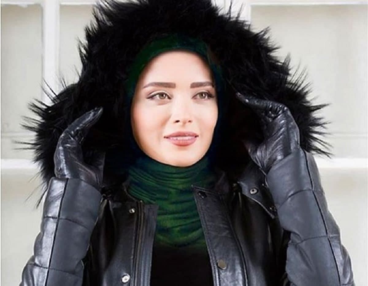 تبلیغ پوشاک چرمی توسط بهنوش طباطبایی