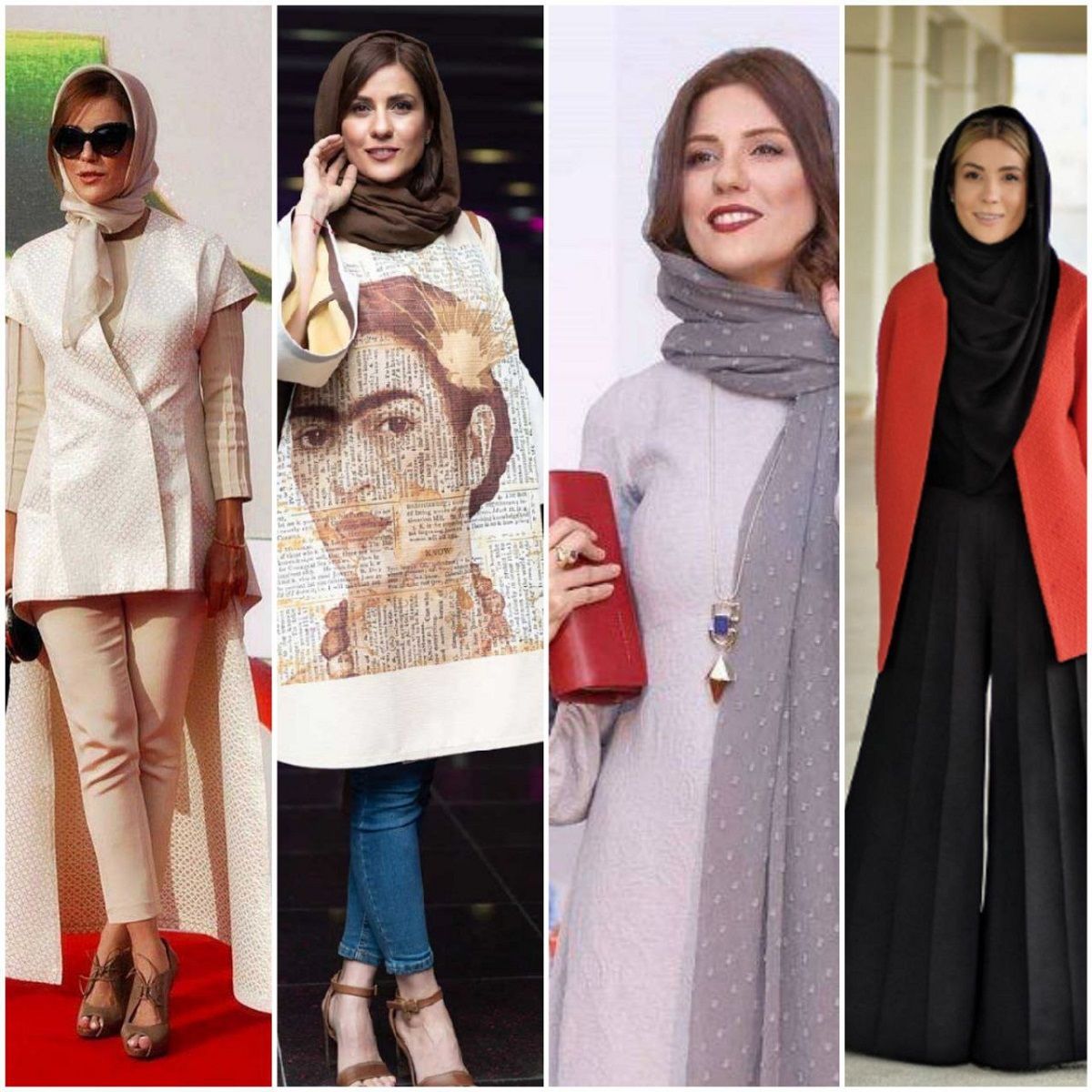استایل‌های مختلف سارا بهرامی