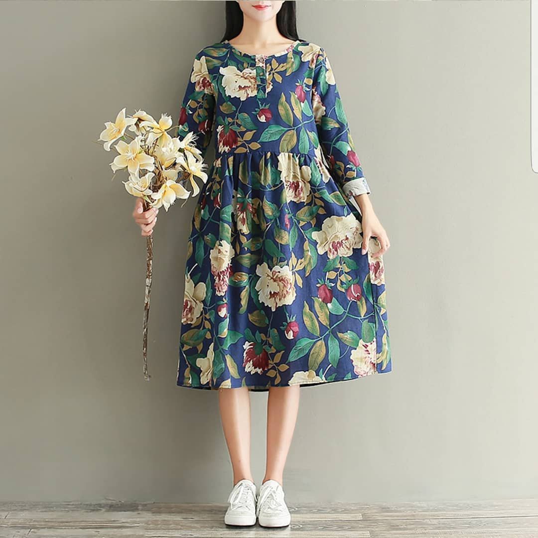 پیراهن طرح دار