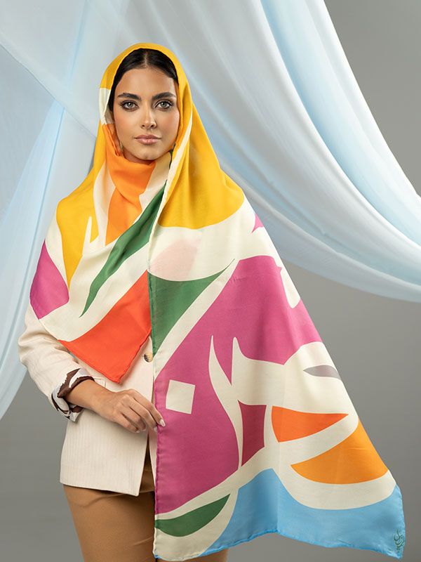 شال کالیگرافی‌ دیاری و تهران - 