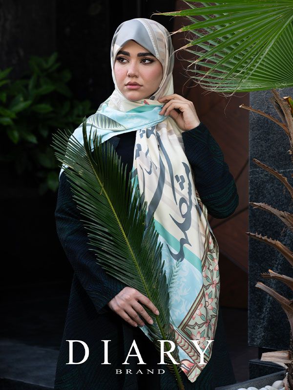 روسری ابریشم حافظیه شیراز -