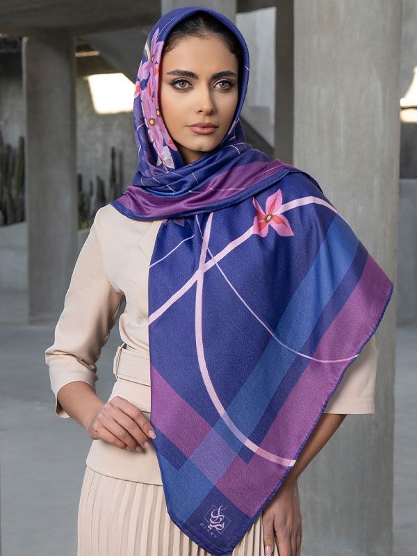 روسریابریشم خوشههاییاس -