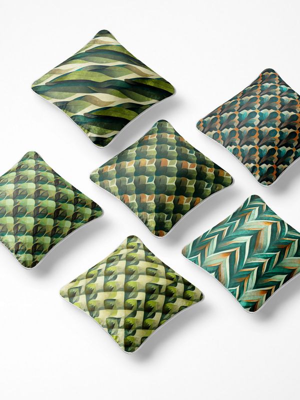 کوسن 6 تکه pillow 6 set 7 - 