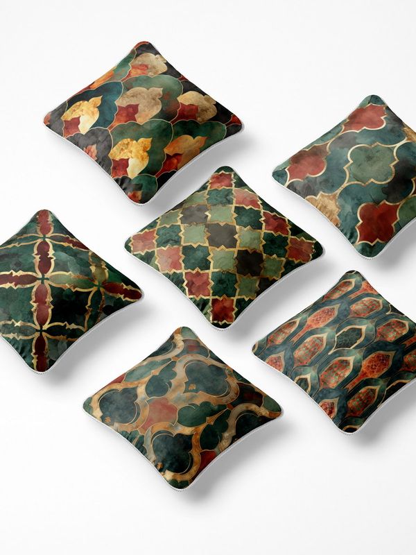 کوسن 6 تکه pillow 6 set 14 - نمای دوم