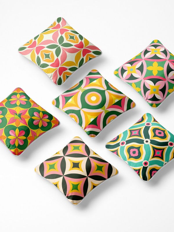 کوسن 6 تکه pillow 6 set 38 - نمای دوم