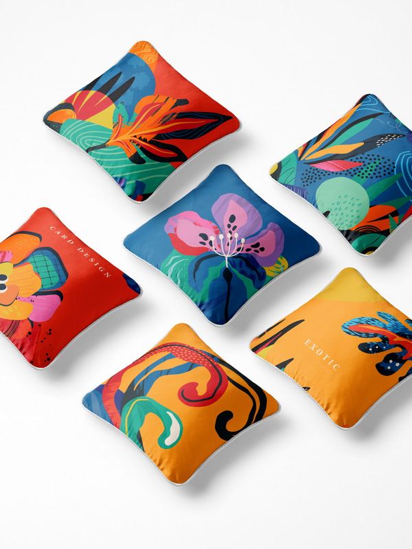 کوسن 6 تکه pillow 6 set 85 - نمای دوم