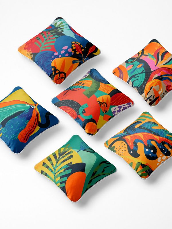 کوسن 6 تکه pillow 6 set 86 - نمای دوم