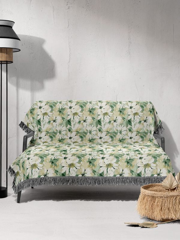 شال مبل ریش دار sofa shawl 68 -