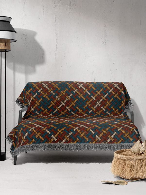 شال مبل ریش دار classic 349 - 