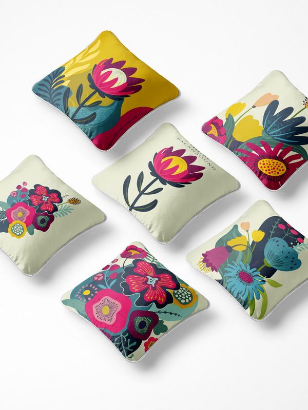 کوسن 6 تکه pillow 6 set 101 - 