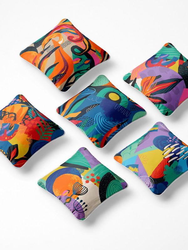 کوسن 6 تکه pillow 6 set 106 - نمای دوم
