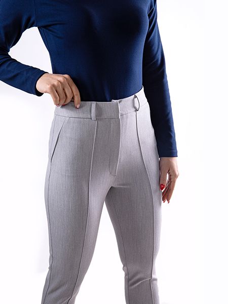 شلوار پارچه ای گاباردین قد 97 زنانه یارات - 