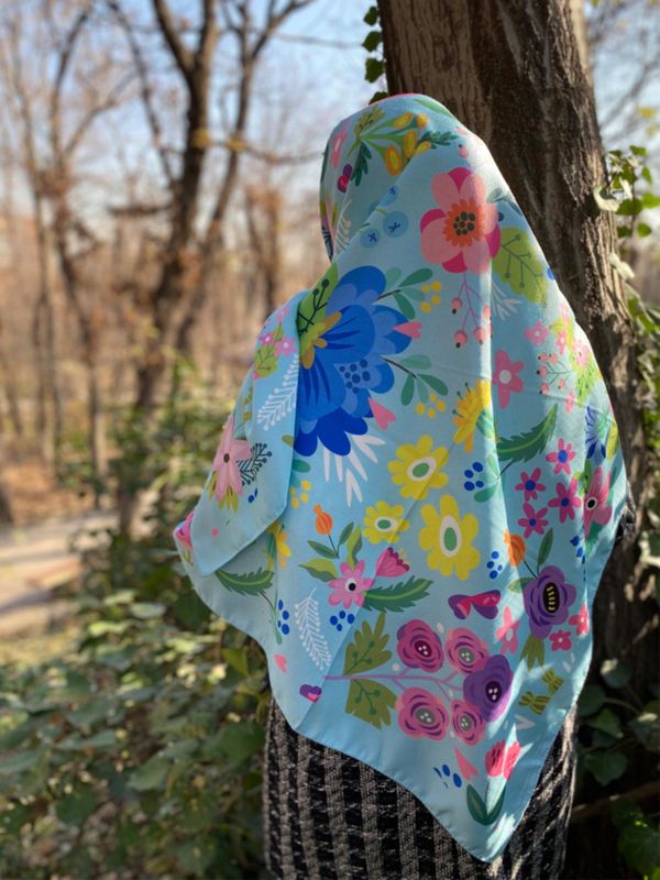 روسری باغ بهشت G006 - نمای دوم