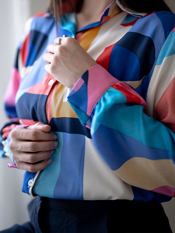 شومیز Colorful -