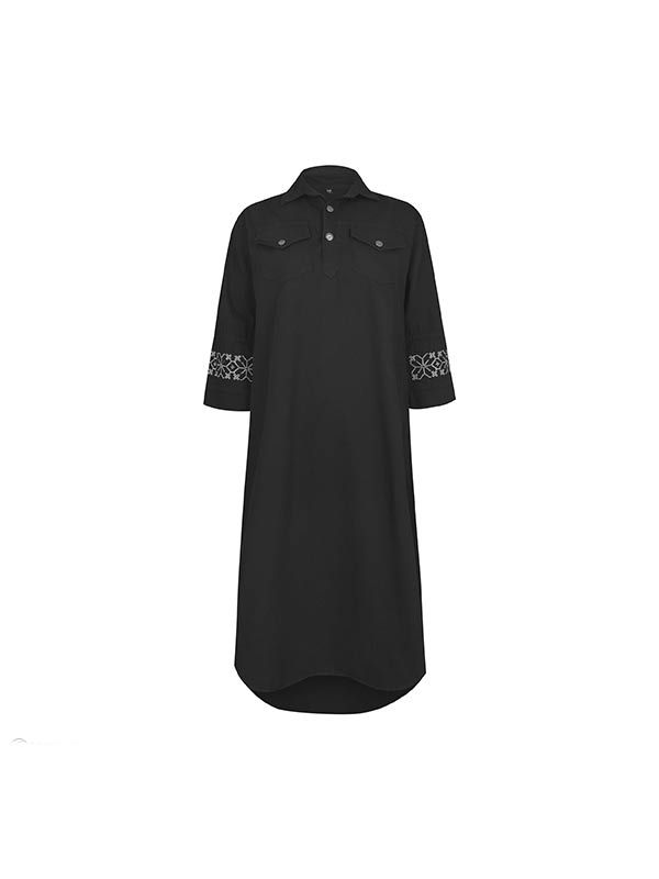 پیراهن کفتان کیف‌ دار